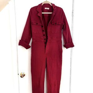 Madewell Magenta Jumpsuit, Size 6